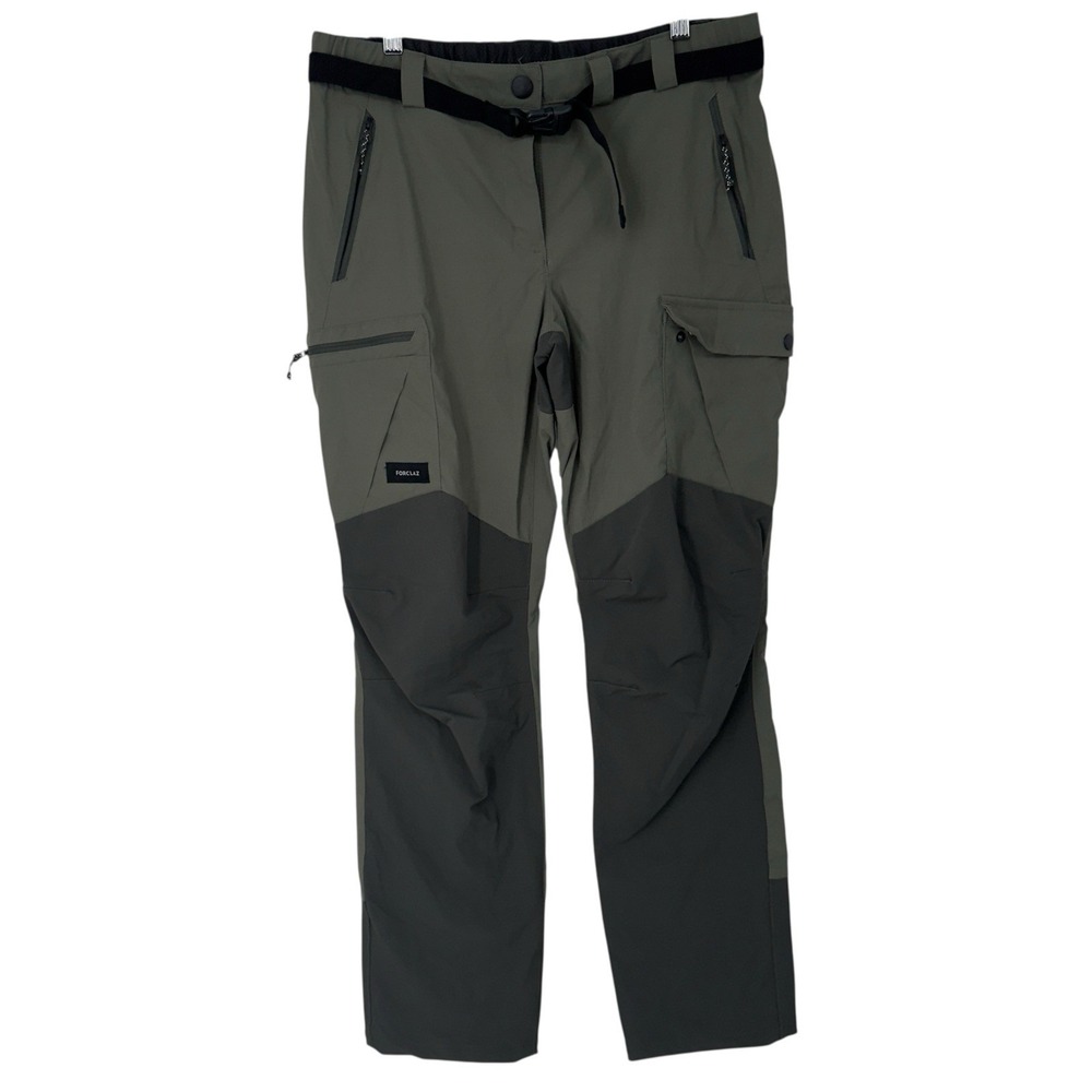 Decathlon Forclaz MT500 Womens Trekking Hiking Pants Khaki Green W32 L31 UK12